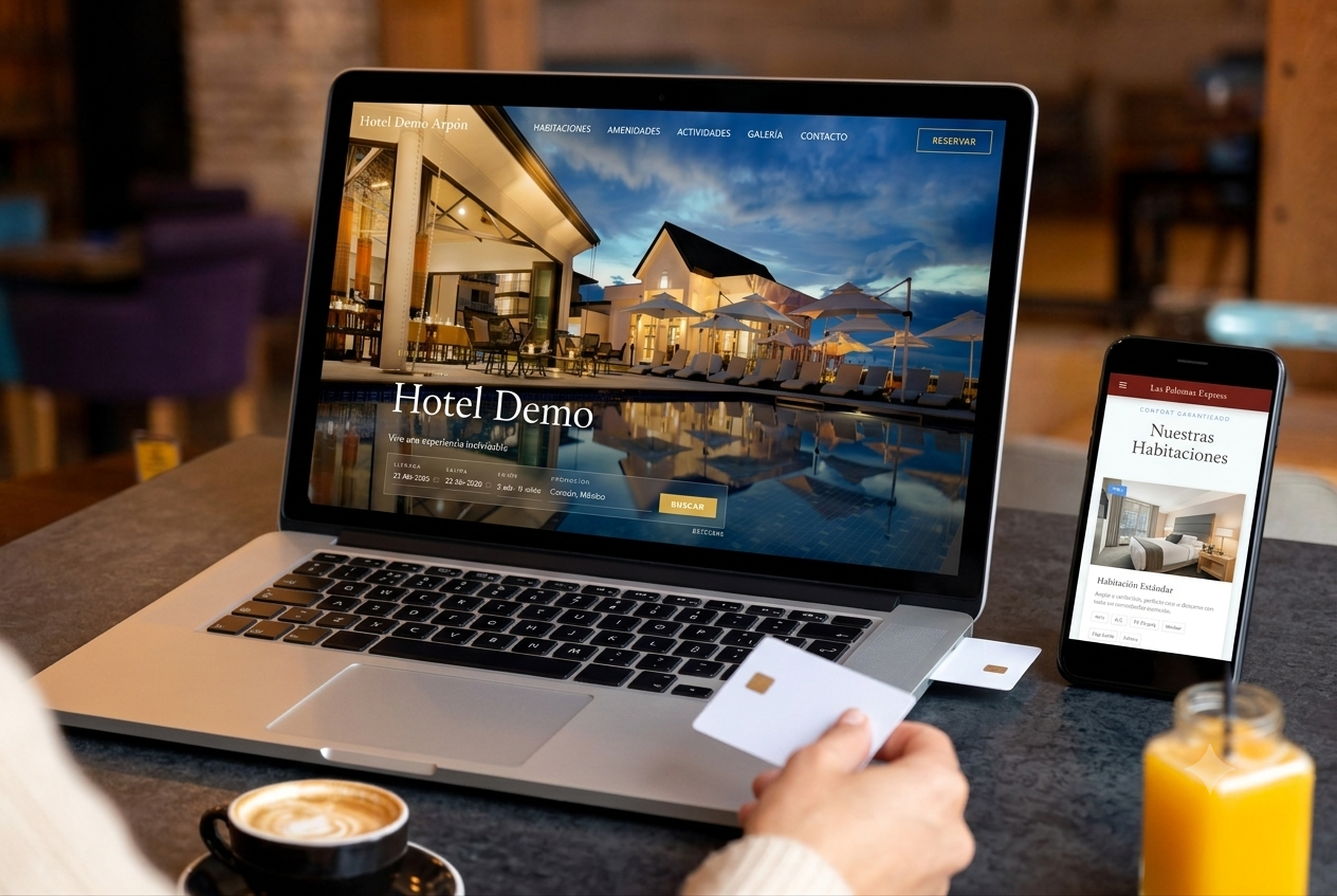 Motor de reservas para hoteles - dashboard